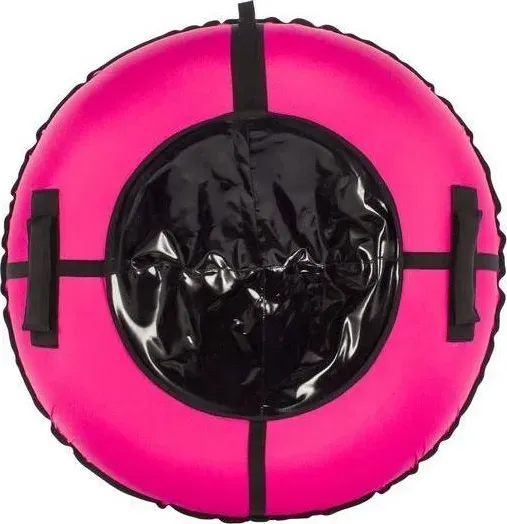 Ватрушка надувная SNOWSTORM Тюбинг модель BZ-90_FULL_PINK, 90 см, розовый с черным W112921