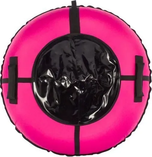Ватрушка надувная SNOWSTORM Тюбинг модель BZ-100_FULL_PINK, 100 см, розовый с черным W112926