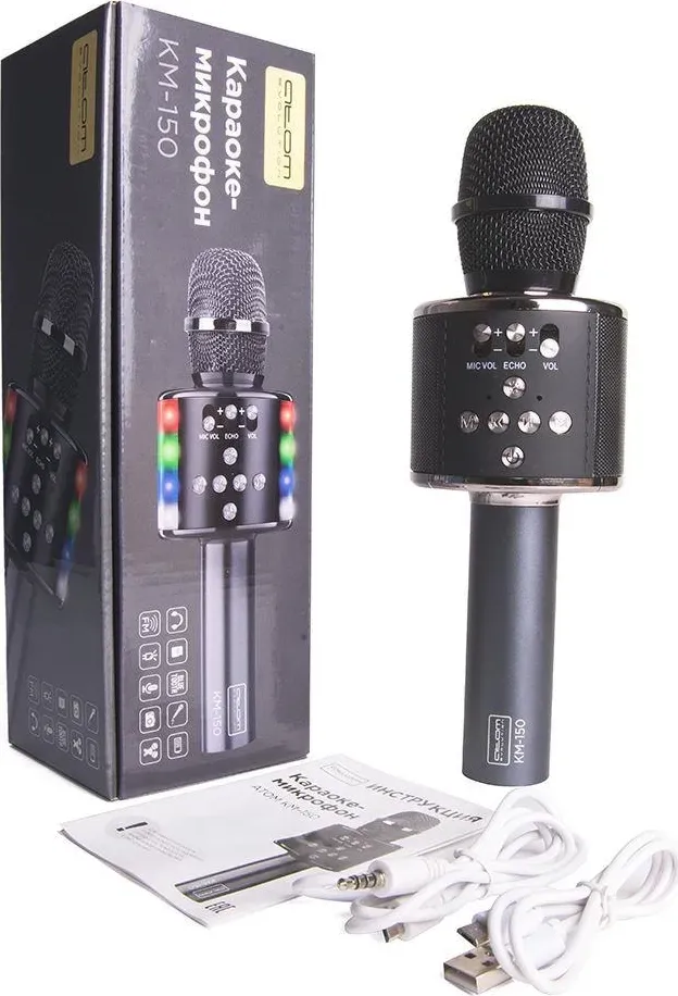 Микрофон ATOM KM-150 Караоке-микрофон