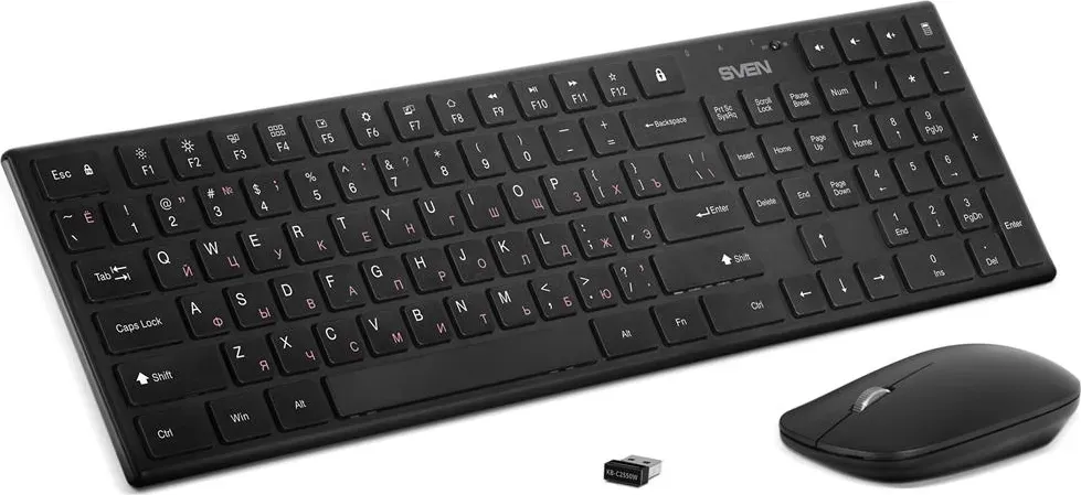 Клавиатура SVEN KB-C2550W чёрный