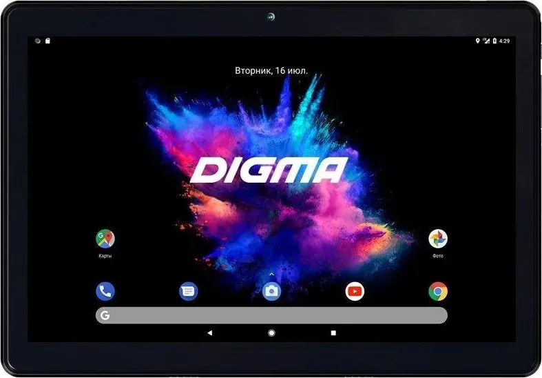 Планшет DIGMA CITI Octa 10 SC9863 (1.6) 8C RAM4Gb ROM64Gb 10.1 IPS 1920x1200 3G 4G Android 9.0 черный 5Mpix 2Mpix BT GPS WiFi Touch microSD 128Gb minU 10 8C 3G 4G BT