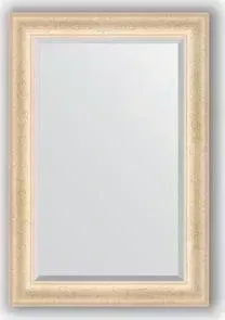 Зеркало Evoform с фацетом в багетной раме Exclusive 65x95 см, старый гипс 82 мм (BY 1272)