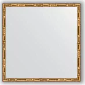 Зеркало Evoform в багетной раме Definite 57x57 см, золотой бамбук 24 мм (BY 0609)