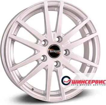 Диск автомобильный Tech Line 435 R14 / 5.5J PCD 4x100 ET 43.00 ЦО 60.10
