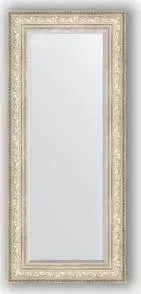 Зеркало Evoform с фацетом в багетной раме Exclusive 65x150 см, виньетка серебро 109 мм (BY 3556)