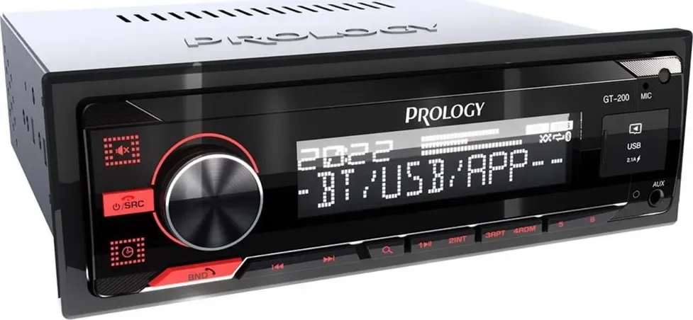 Автомагнитола PROLOGY GT-200 FM/SD/USB/BT ресивер