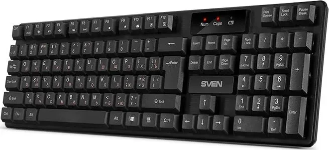 Клавиатура SVEN KB-C2300W , черный