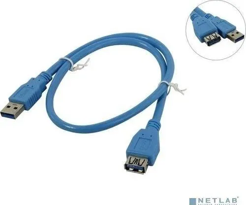 Кабель удлинитель 5BITES UC3011-005F USB3.0 / AM-AF / 0.5M