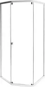 Передняя стенки и дверь IDO Showerama 8-5 100x100 см, профиль белый, тонированное (4985123015)