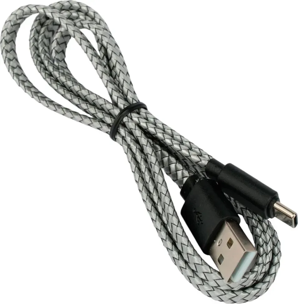Кабель CABLEXPERT (21186) CC-USB2-AMCM-FL-1M телекоммуникационный USB2.0