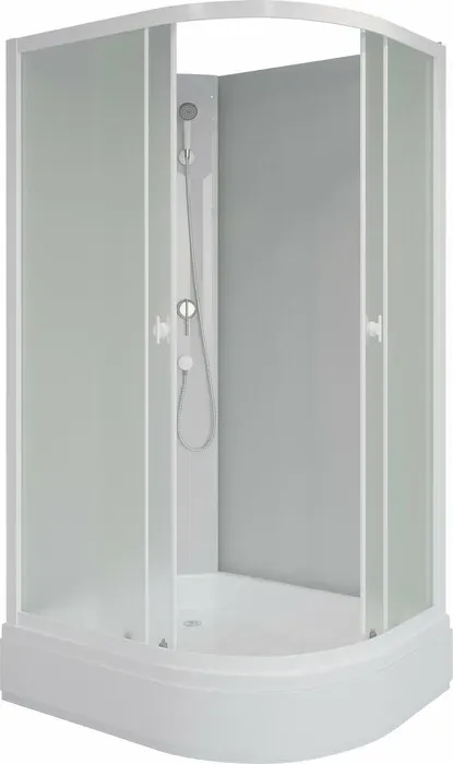 Душевая кабина Niagara Promo P90/70/26L/MT/BK 90х70х195 левая