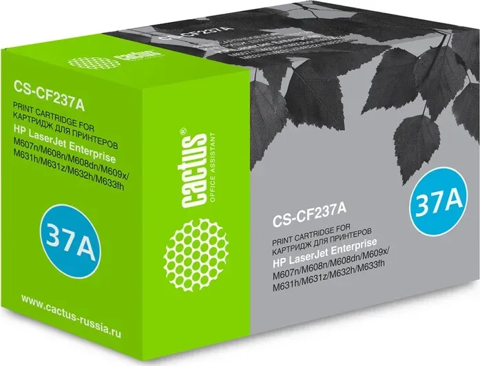Картридж Cactus CS-CF237A black ((11000стр.) для HP LaserJet M607n/M608n/M608dn/M609x/M631h/M631z) (CS-CF237A)