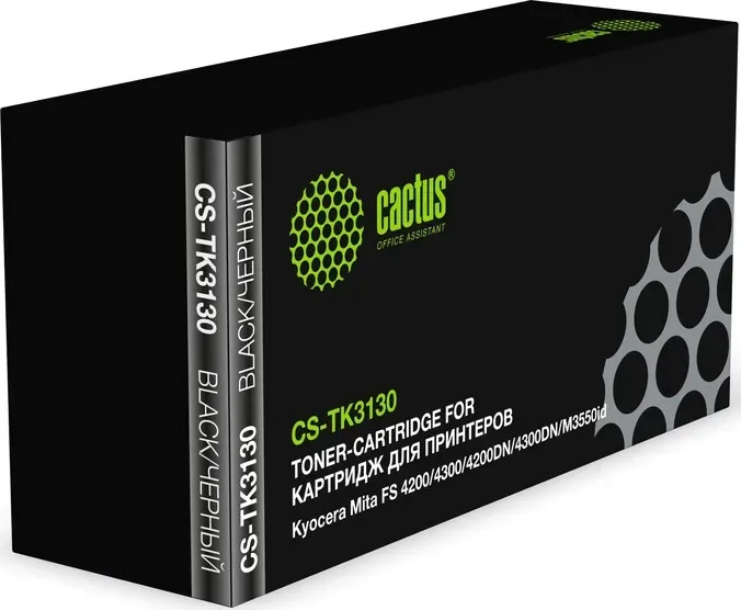 Картридж Cactus CS-TK3130 black ((25000стр.) для Kyocera Mita FS 4200/4300/4200DN/4300DN/M3) (CS-TK3130)