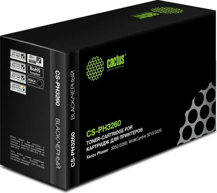 Картридж Cactus CS-PH3260 106R02778 black ((3000стр.) для Xerox Phaser 3052/3260/WC 3215/32) (CS-PH3260)