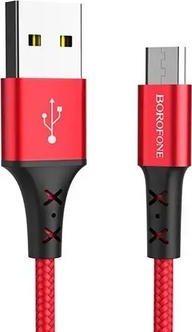 Кабель BOROFONE (6931474700803) BX20 USB-microUSB 2A 1M - красный microUSB 2A 1M -