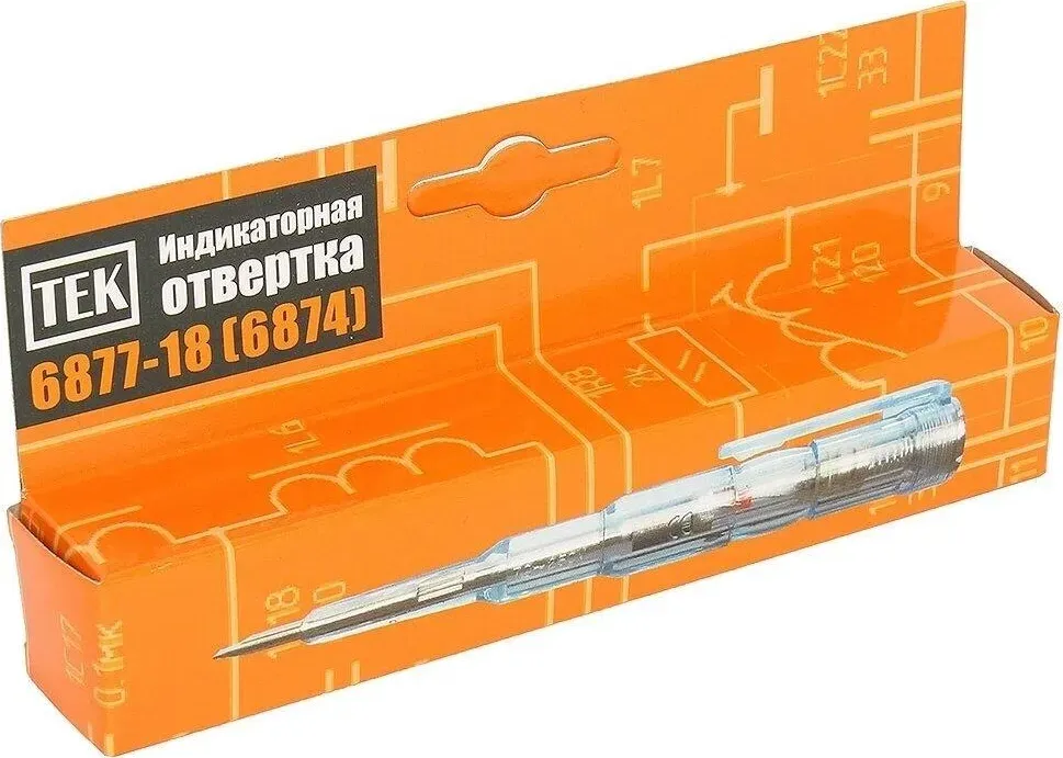Тестер РЕСАНТА 6877-18 (6874) отвертка-индикатор (20)