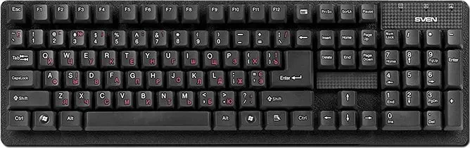 Клавиатура SVEN STANDARD 301 USB черный