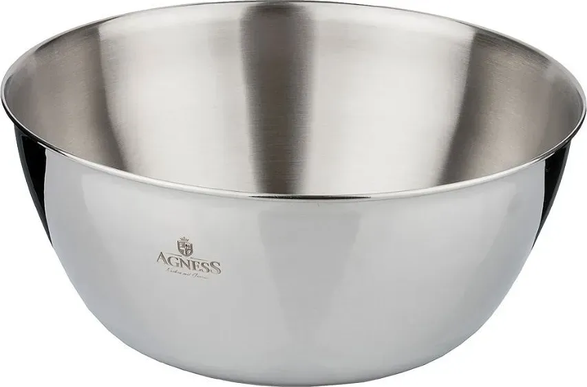 Миска AGNESS 936-314 нерж. сталь 4,15л