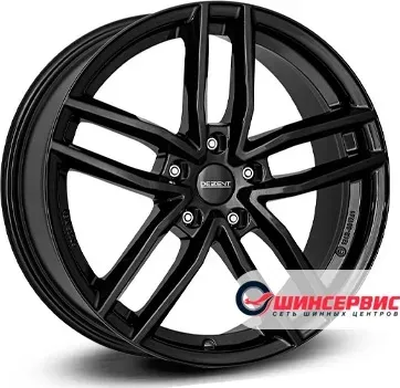 Диск автомобильный Dezent TR black TR R17 / 7.0J PCD 5x100 ET 35.00 ЦО 57.10