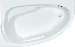 Акриловая ванна CERSANIT Joanna 140х90 см, левая, на каркасе, ультра белая