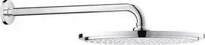 Верхний душ Grohe Rainshower Cosmopolitan Metal настенный, с кронштейном 38 см (26056000)