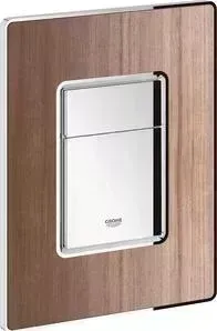 Кнопка смыва Grohe Skate Cosmopolitan деревянная поверхность орех (38849HP0)