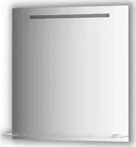 Зеркало Evoform с полочкой Ledline-S со светильником 5 W 70x75 см (BY 2155)