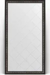 Зеркало Evoform с Exclusive-G Floor 110x199 см, в багетной раме - черный ардеко 81 мм (BY 6348)