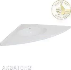 Раковина мебельная АКВАТОН Меблико левая угловая 102х77 белая (1A70033RMB01L)