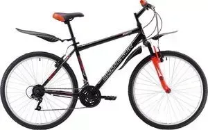 Велосипед CHALLENGER Agent 26 чёрный- красный- белый 18"