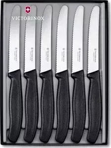 Набор ножей Victorinox 6 предметов черный (6.7333.6G)