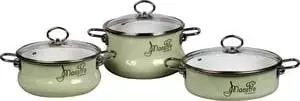 Набор посуды VITROSS 3 предмета Maestro (8DT175S салатовый)