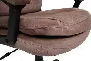 Кресло офисное TetChair COMFORT LT ткань коричневый, смоки браун