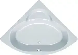 Акриловая ванна Kolpa-san с гидромассажем Royal Luxus 140x140 см, полукруглая, на каркасе, слив-перелив