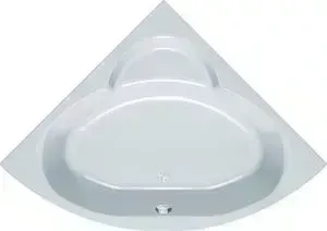 Акриловая ванна Kolpa-san с гидромассажем Royal Luxus 130x130 см, полукруглая, на каркасе, слив-перелив