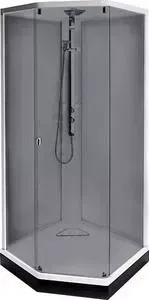 Душевая кабина IDO Showerama 8-5 90х90х220 см, профиль серебристый, тонированное стекло (4985013909)