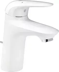 Смеситель для раковины Grohe Eurostyle низкий с донным клапаном, белый (23709LS3)