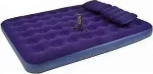Кровать Relax Flocked air bed queen насос+2подушки 203х152х22 JL021470N