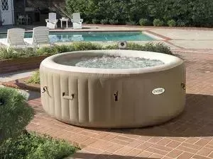 СПА-бассейн INTEX 28404 Bubble Massage 145х196х71см (с круговым пузырьковым массажем)