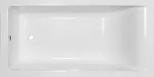 Ванна из литого мрамора Эстет Дельта 180x80 см, прямоугольная, с ножками (ФР-00000669, ФР-00000769)
