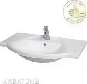 Раковина мебельная АКВАТОН Лацио 85 см белая (1A701831LC010)