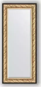 Зеркало Evoform с фацетом в багетной раме Exclusive 65x150 см, барокко золото 106 мм (BY 1271)