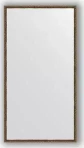 Зеркало Evoform в багетной раме Definite 68x128 см, витая бронза 26 мм (BY 1092)