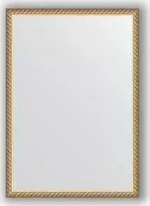 Зеркало Evoform в багетной раме Definite 48x68 см, витая латунь 26 мм (BY 0634)