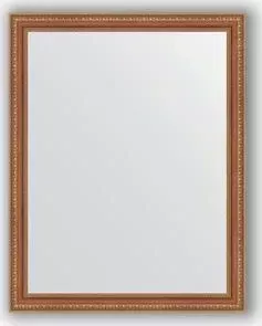 Зеркало Evoform в багетной раме Definite 75x95 см, бронзовые бусы на дереве 60 мм (BY 3267)