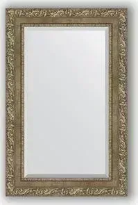 Зеркало Evoform с фацетом в багетной раме Exclusive 55x85 см, виньетка античная латунь 85 мм (BY 3411)