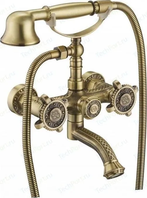 Смеситель для ванны ZorG Antic бронза (A 2001W-BR)