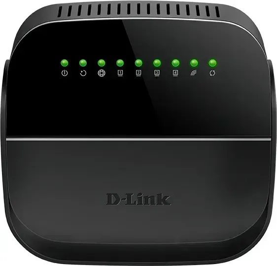 Роутер D-LINK DSL-2740U/R1A ADSL черный