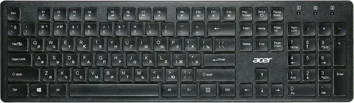 Клавиатура ACER OKW020 черный USB slim (ZL.KBDEE.001)