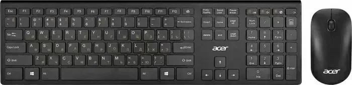 Клавиатура ACER + мышь OKR030 черный (ZL.KBDEE.005)